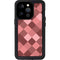 Autumn Red Geometric iPhone 15 Pro Waterproof Case